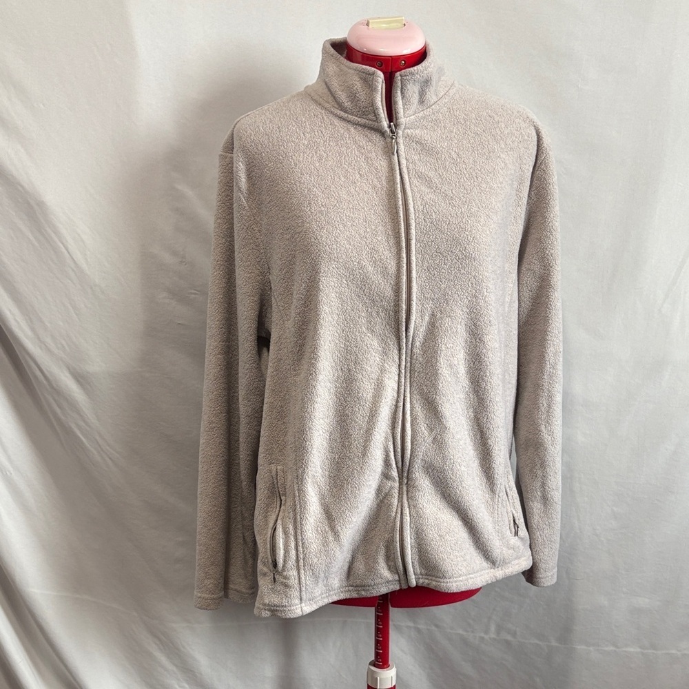 George Light Gray Full Zip Sweatshirt XL96